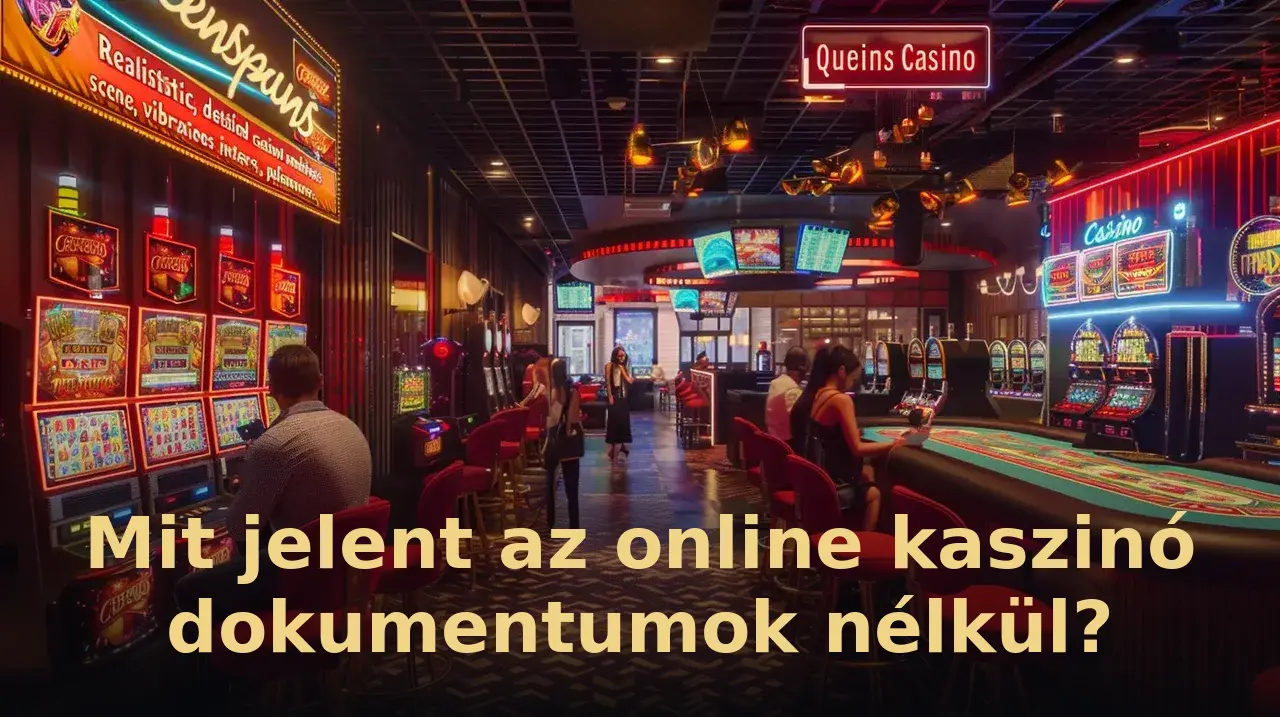 Mit jelent az online kaszinó dokumentumok nélkül?