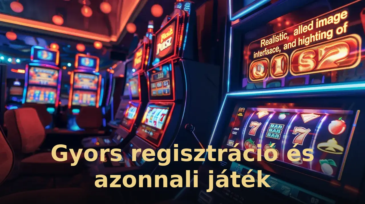 Gyors regisztráció és azonnali játék