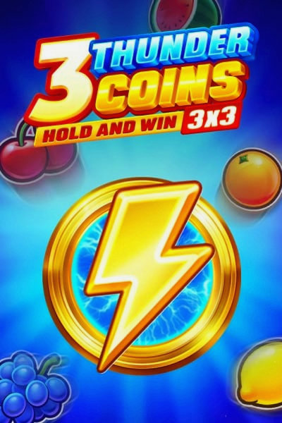 3 Thunder Coins: Hold and Win slotjáték a Kingmaker Casinóban